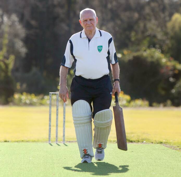 Innings of note: In 2018 Bruce Jones retired from cricket coaching after 54 years and Cricket Australia appreciates his lifelong service to the game. Picture: Sylvia Liber.


