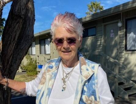 Making a difference: Senior Volunteer of the Year Lynette Phoenix visited residents at the IRT William Beach Gardens every week before lockdown.