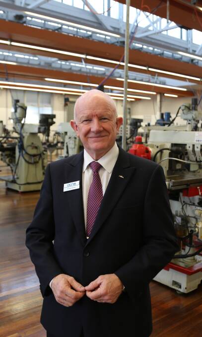 Industry: In May Frank Owen, of DCNS, said there are many capabilities in the Illawarra which has been a hub of steel fabrication for decades. Picture: Greg Ellis