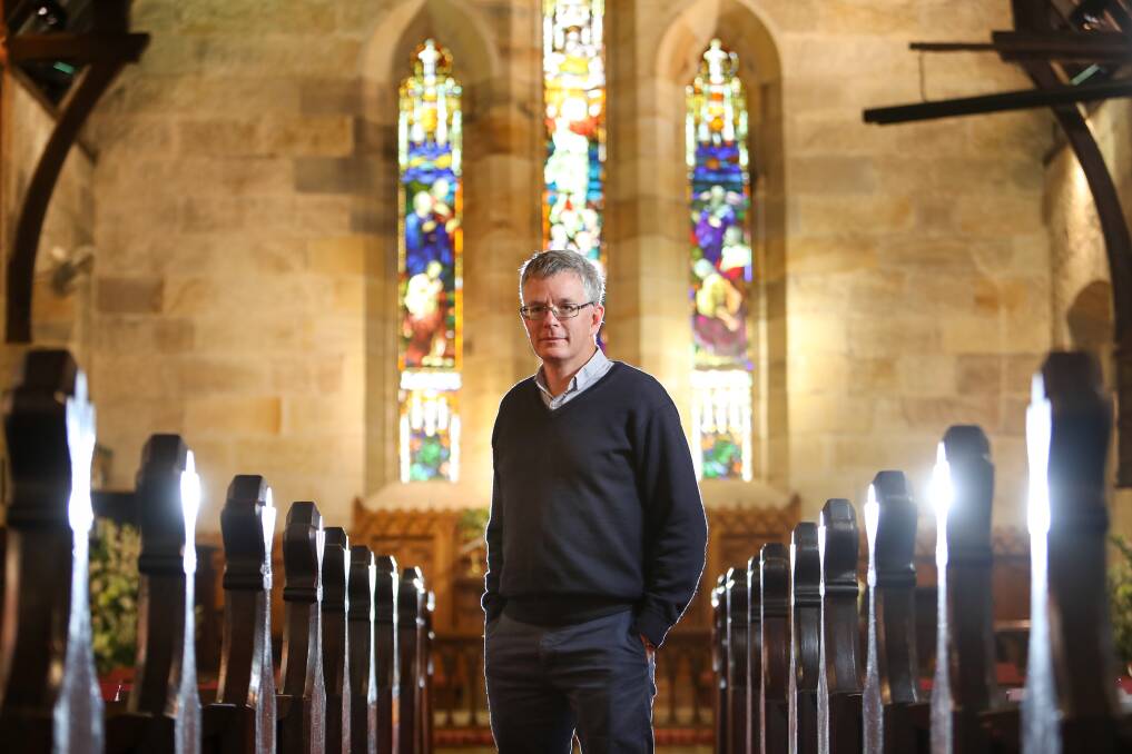 Promotion: St Michael's Anglican Cathedral senior minister Canon Sandy Grant to become Dean of Sydney in December. Picture: Robert Peet.