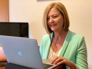 Online support for couples: Illawarra relationship counsellor Catherine O'Grady has moved to online counselling via the Zoom app. 