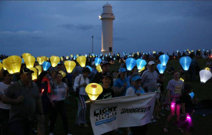 Leukaemia Foundation Light the Night: Hundreds are expected to raise funds for local families affected by blood cancer this Friday at Flagstaff Hill. Picture: Greg Ellis.
