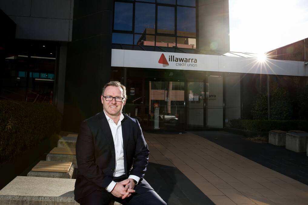 Best in the business: Illawarra Credit Union chief executive Anthony Perkiss. Picture: Anna Warr. 