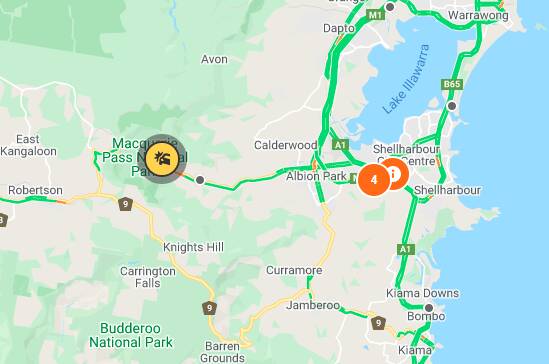 Macquarie Pass closed after motorcycle accident
