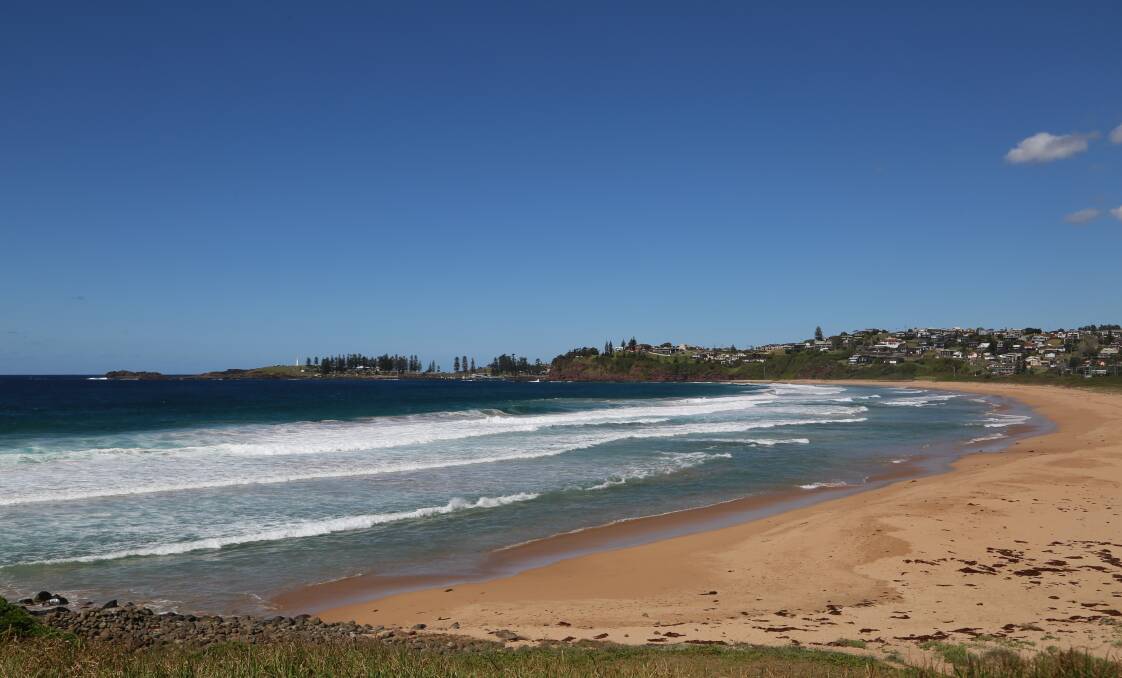 Keep it clean: The WSL Junior Championships at Bombo Beach will send a clear message to keep our beaches clean. Picture: Greg Ellis.

