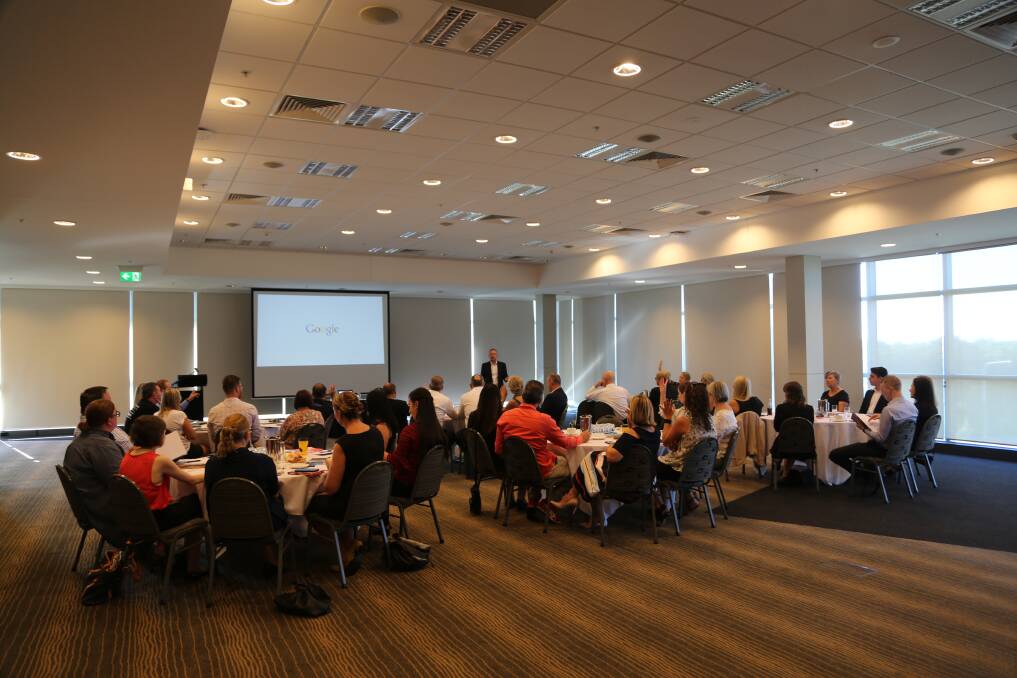 Information age: A workshop underway on Thursday morning in iC Central. Picture: Greg Ellis.