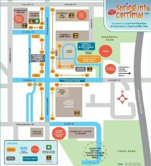 Map of Spring Into Corrimal 2019
