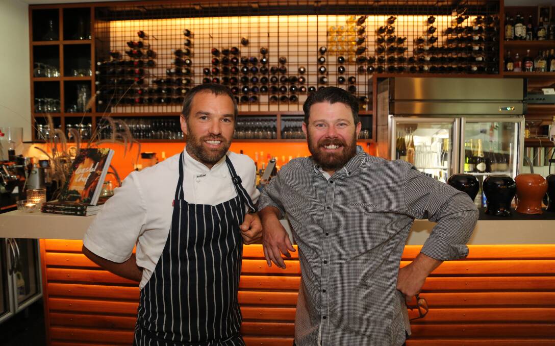 Tallwood restaurateurs Matt Upson and Clayton Till. Picture: Greg Ellis.