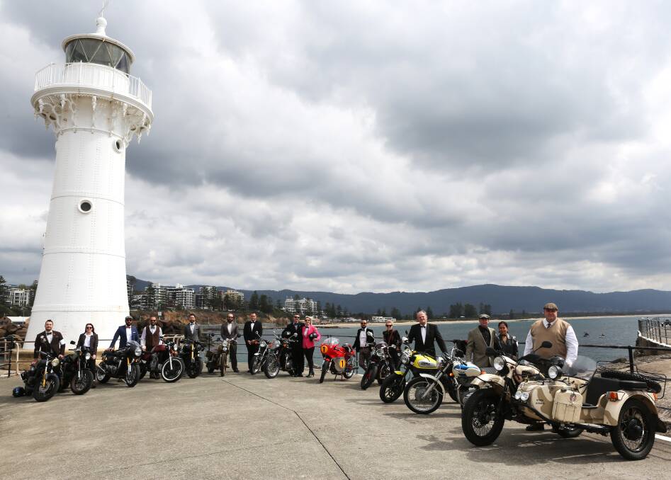 Helping men: Illawarra Cafe Racers will be among many riders taking part in the Distinguished Gentleman's Ride on Sunday. Picture: Greg Ellis.



