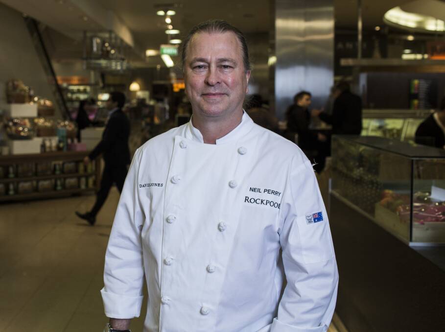 Guest star: Neil Perry is excited about David Jones Food Hall in Wollongong. Picture: Dominic Lorrimer



