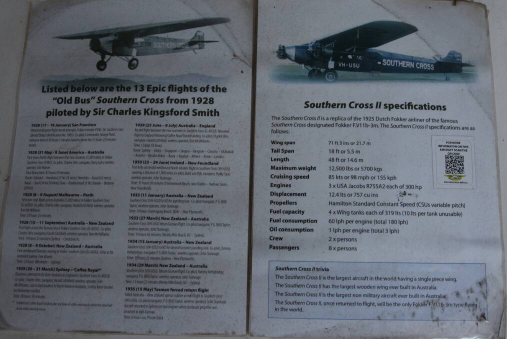 Some of the history of the original Southern Cross. 