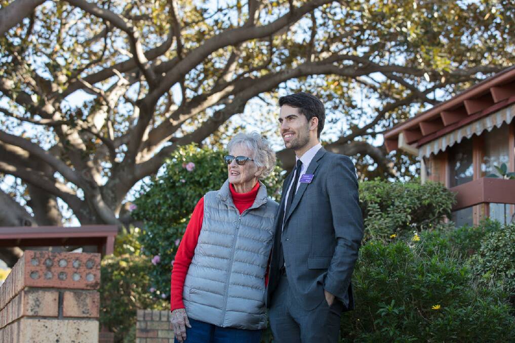 Sustainability spans the generations at Warrigal: Pauline Skellon and Shannon Khalifeh. Picture: Mark Newsham

