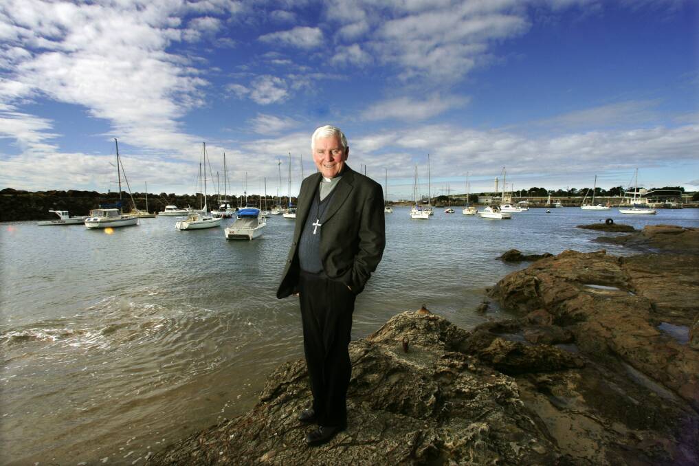 The good shepherd: The Wollongong foreshore has often been a place of peace and reflection for the leader of the Catholic church in the Illawarra region. 
