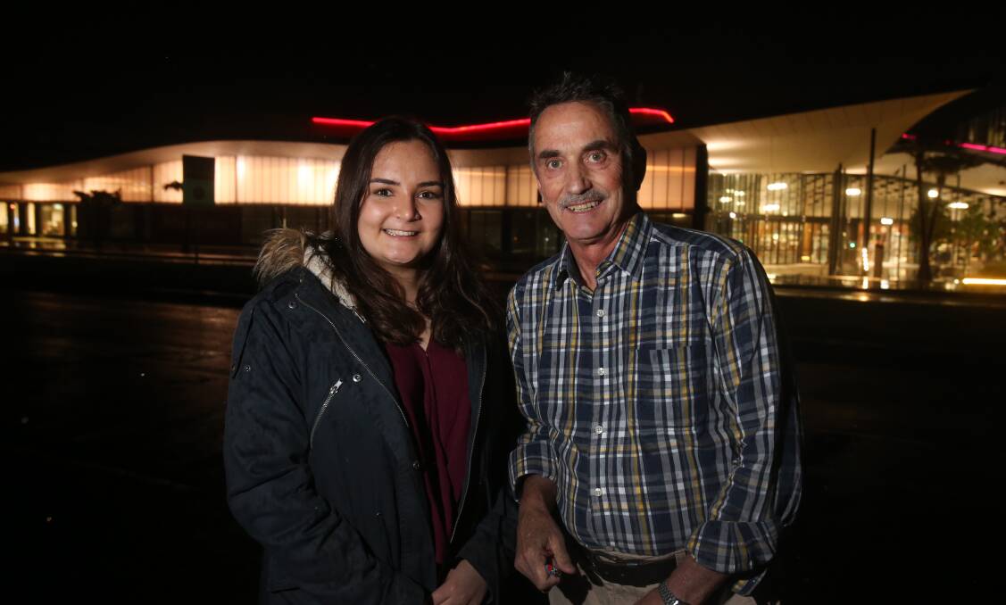 Condition highlighted: Aditi Basnet has dyslexia. She has worked with the council and deputy mayor John Murray to light the Shellharbour Civic Centre red to raise awareness about dyslexia. Picture: Robert Peet