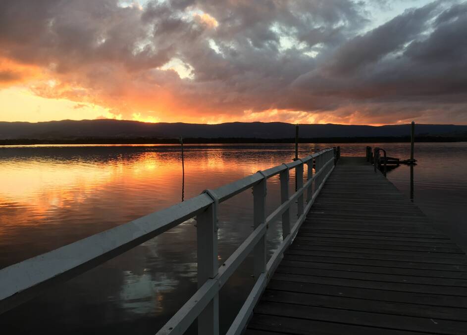 SUNSET: Lake Illawarra by Donna Pattison. Send us your photos to letters@illawarramercury.com.au or post to our Facebook page.