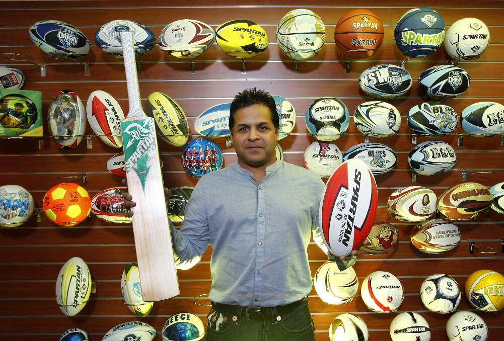 Wollongong-based Spartan Sports founder Kunal Sharma in a photo take by the Illawarra Mercury in 2012. Picture: Andy Zakeklli.