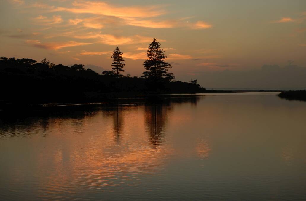 Morning light, taken at Fairy Creek, North Wollongong on February 27 by Hans Haverkamp