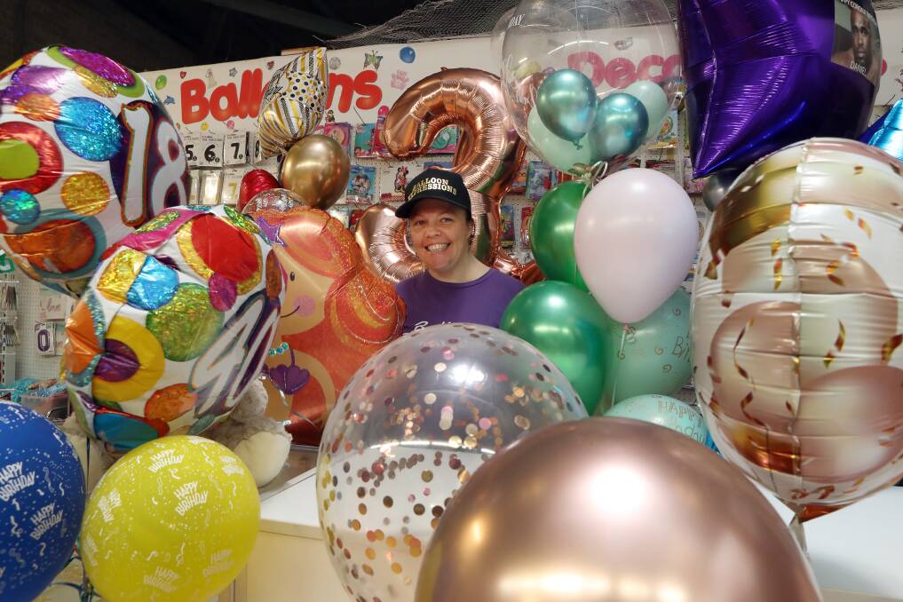 Balloon Expressions is one of those businesses open for your custom. Picture: Robert Peet. 