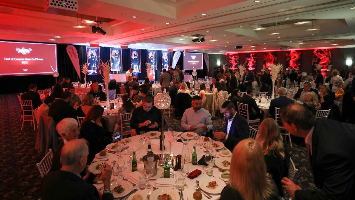 VIBE: The Hawks end of season dinner was held at Novotel North beach on Wednesday night. Picture: Adam McLean. 