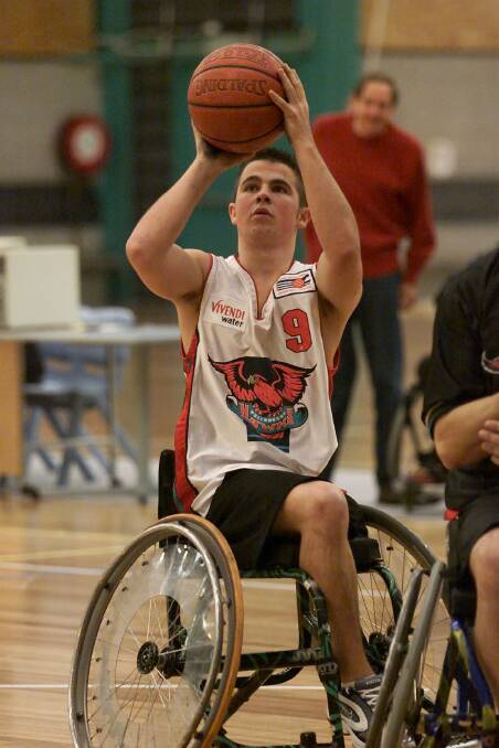 YOUNG GUN: A baby-faced Tristan Knowles playing for the Roller Hawks in 2003. Picture: Sylvia Liber. 