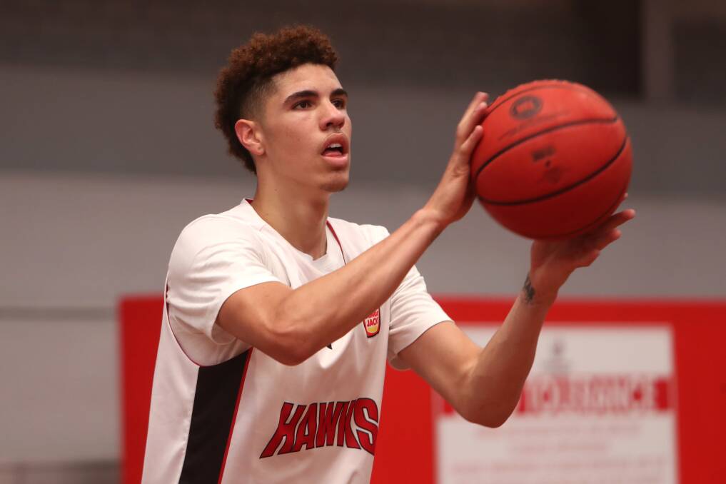 LaMelo Ball has signed with the Illawarra Hawks for the 2019-20 NBL season. Picture: Sylvia Liber.