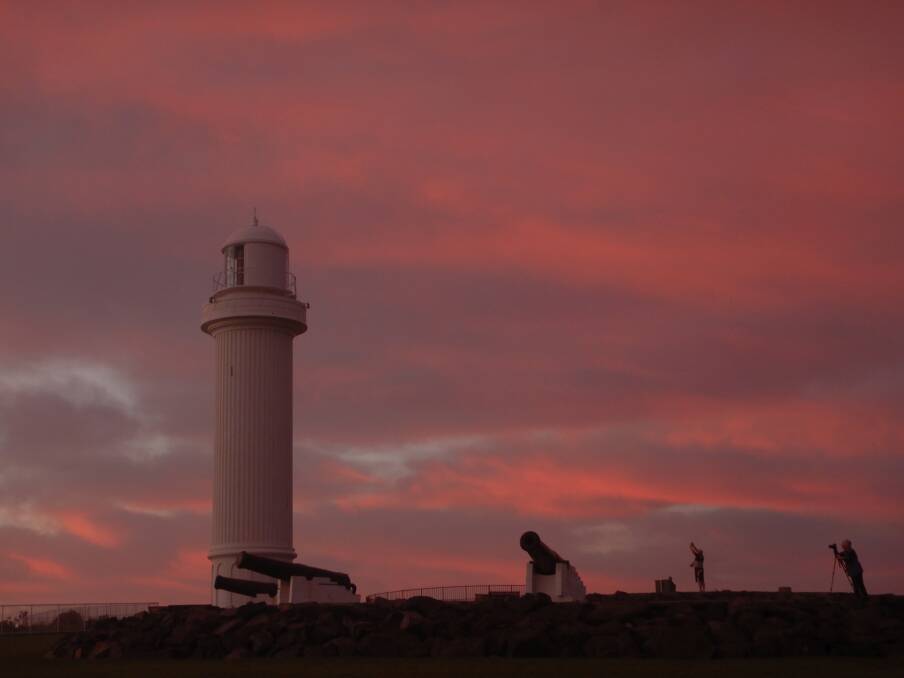 Caption the moment taken at Wollongong Lighthouse on October 20 by Hans Haverkamp.