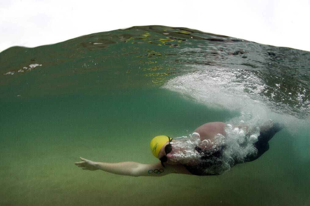 RIO HEARTBREAK: An image from Sylvia Liber's photographic essay of Olympic ocean swimmer Jarrod Poort which is nominated in the Best Sport category.