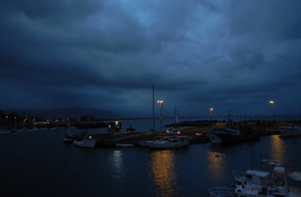 Cloudy morning, taken at Wollongong harbour on March 17 by Hans Haverkamp