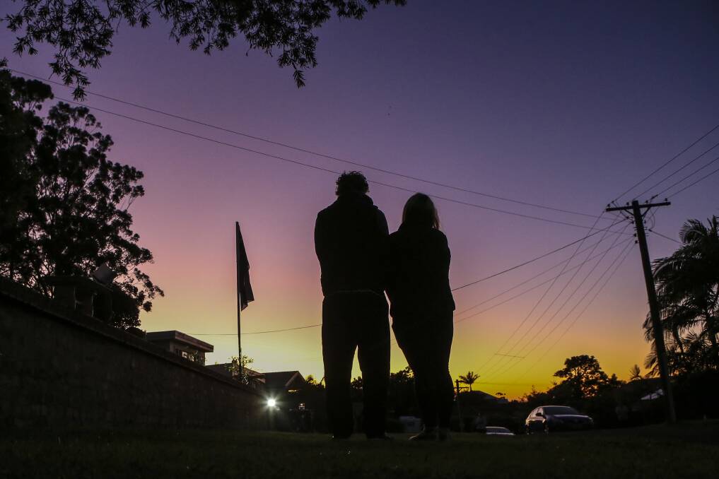 Anzac Day in the suburbs. Picture: Anna Warr.