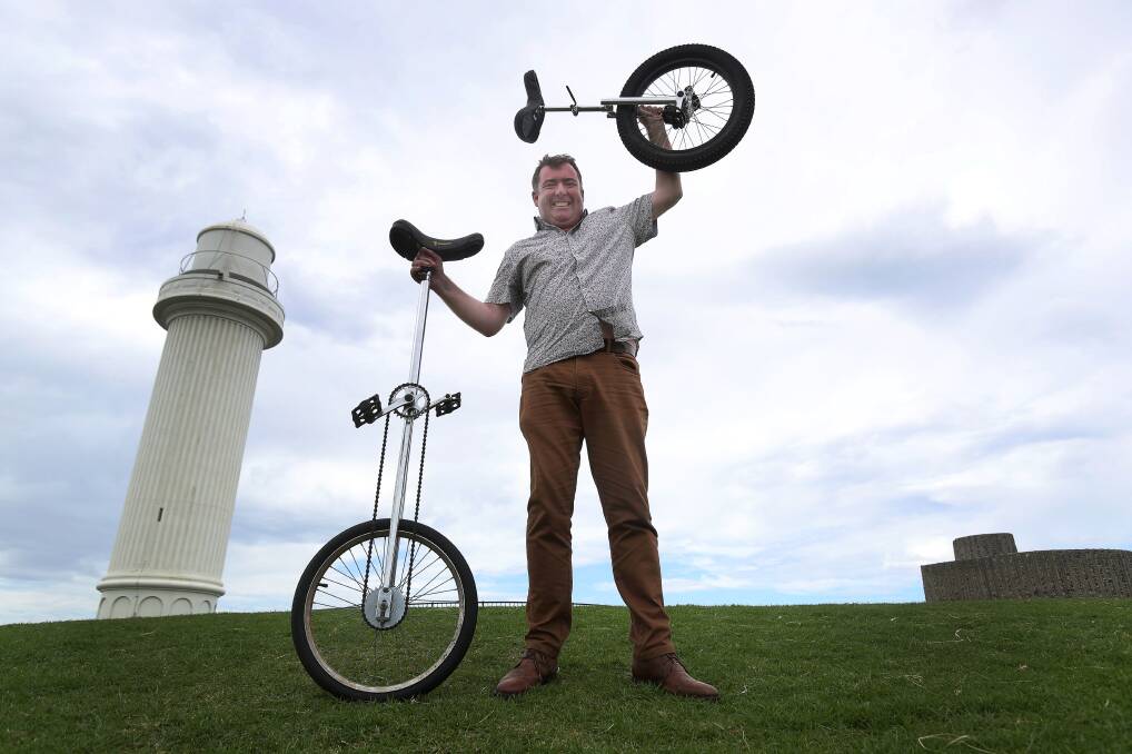 UNIQUE OPPORTUNITY: DW general manager Mark Sleigh is excited about unicycling being added to the world titles. Picture: Robert Peet. 