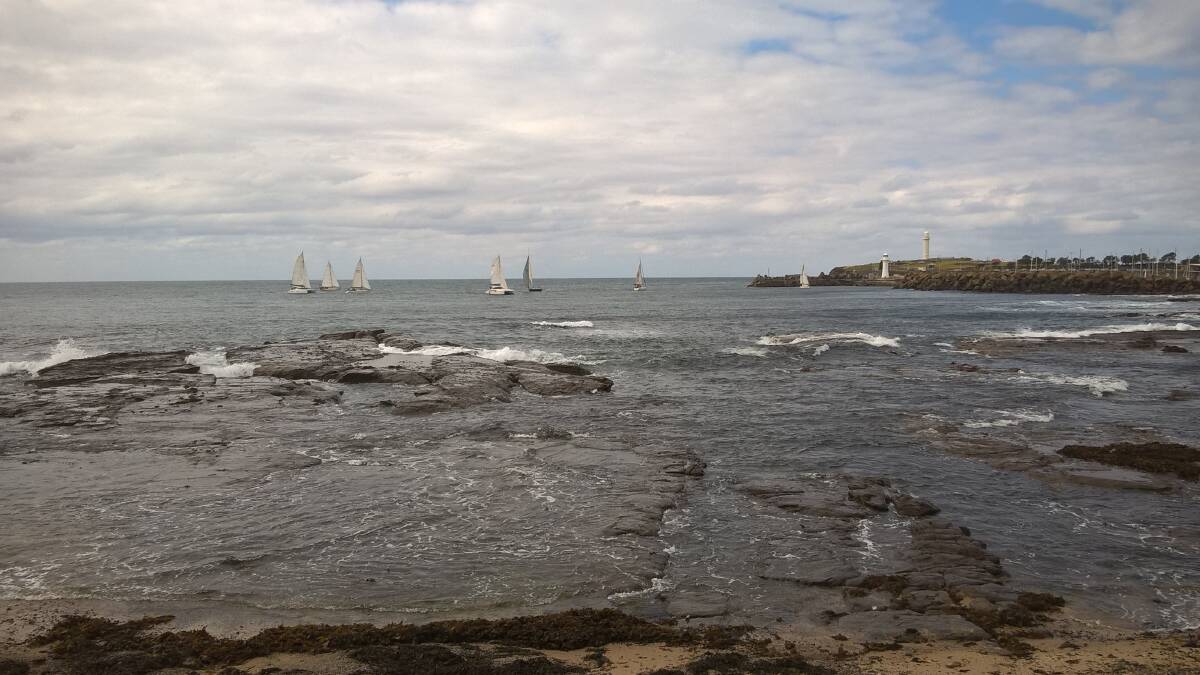 Father's Day sailing at Wollongong taken on September 1 by Hanks Haverkamp.