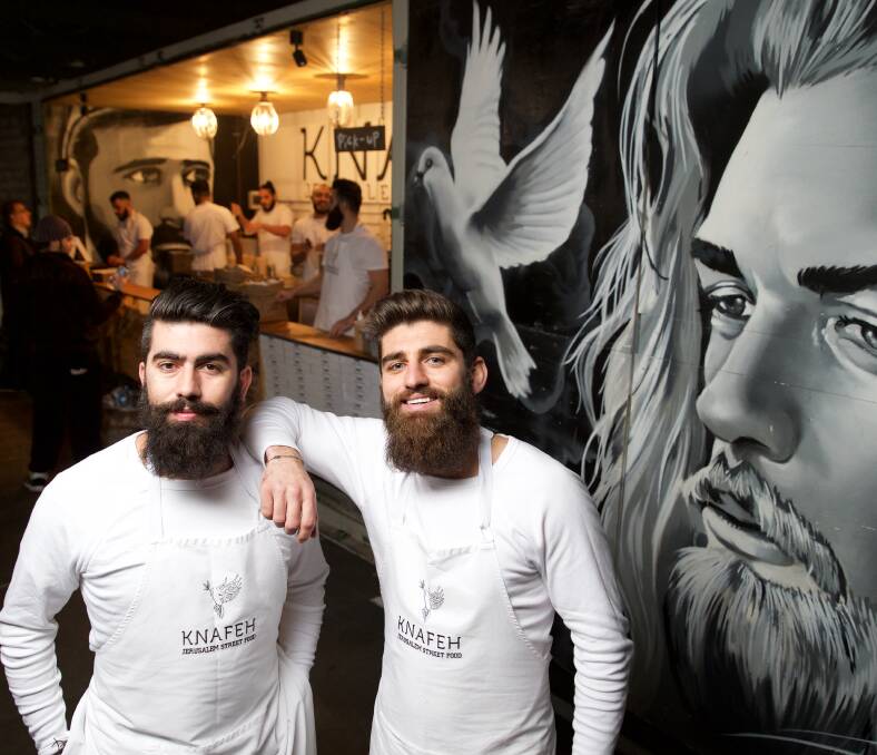 WHAT'S COOKING?: Bearded Bakers attract big crowds from all different backgrounds to eat their Jerusalem street food dessert. Picture: SMH