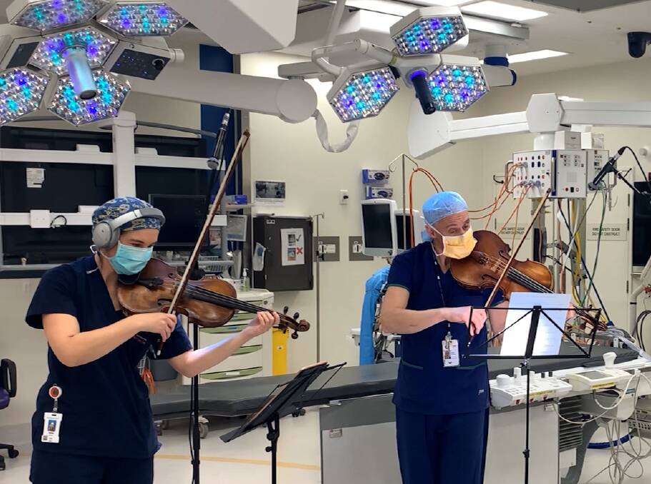 Hospital staff share their talents. Picture: supplied