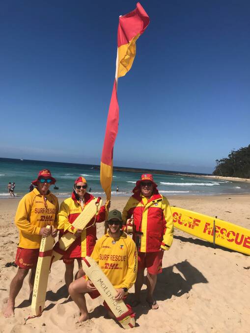Flags down: Mollymook Surf Lifesaving Club volunteers. Photo: file. 