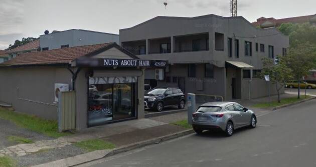 Nuts About Hair on George Street, Wollongong. Picture: Google