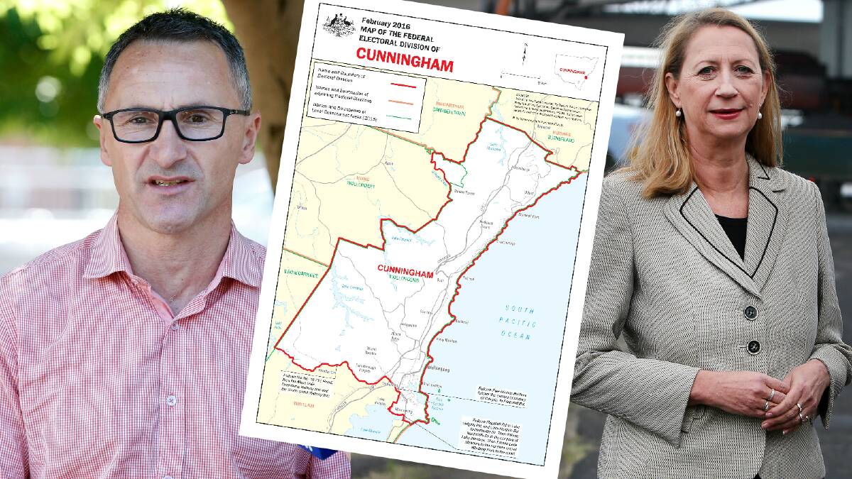 Greens leader Richard Di Natale says his party can win Cunningham, the Illawarra seat currently held by Labor's Sharon Bird. 