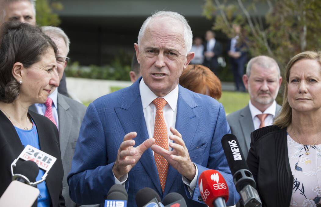Prime Minister Malcolm Turnbull speaks at the Western Sydney City Deal announcement on March 4. Picture: Jessica Hromas