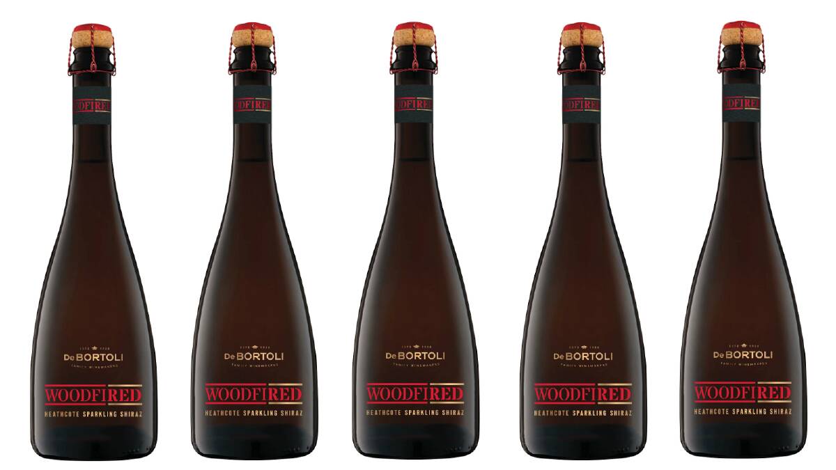 Bottles of De Bortoli Wines' Woodfired Heathcote Sparkling Shiraz – with date markings L7279b1 and L7327b1 – have been recalled due to a packaging fault. Picture: NSW Food Authority. 