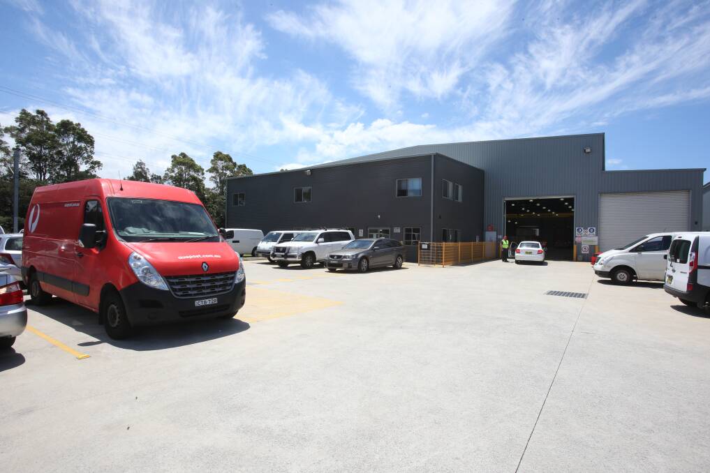 Australia Post's North Wollongong facility. Thousands of parcels are yet to arrive at Wollongong homes after the company changed contractor. Picture: Robert Peet