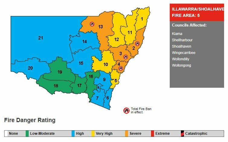 Hot, dry and windy conditions increase fire danger