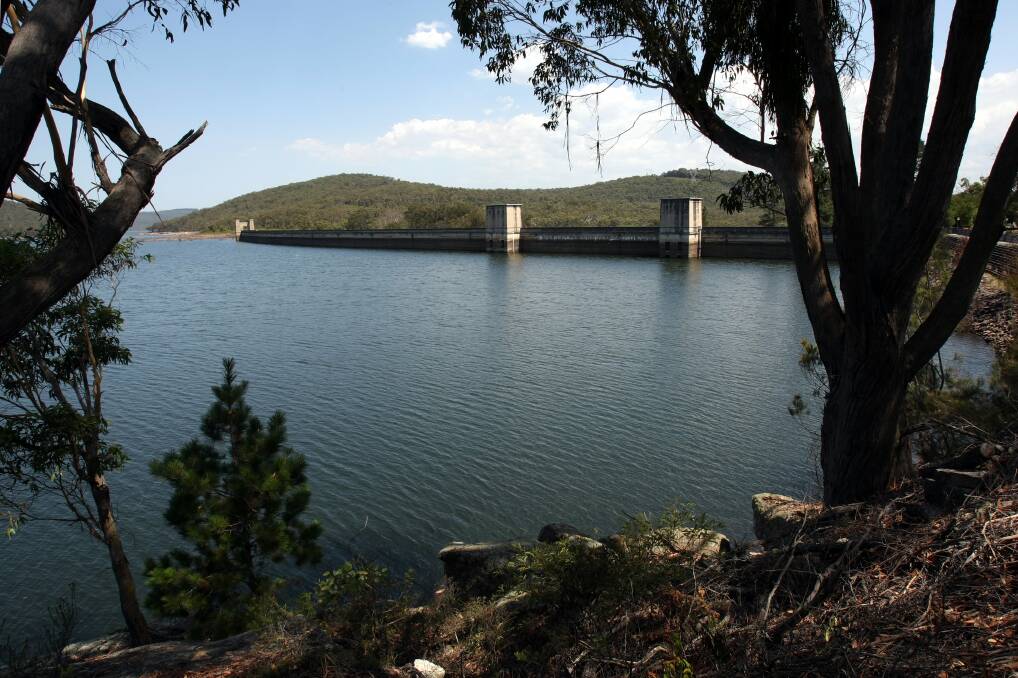 Cordeaux Dam in 2008. Picture: Ken Robertson