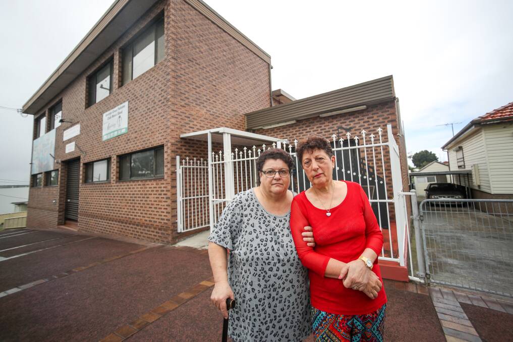 George Cross Falcons Community Centre treasurer Mary Borg (left) and volunteer Elizabeth Walker. Mary's mother, 82-year-old Polly Magro, and Elizabeth were at the centre when it was robbed on Monday morning. Picture: Adam McLean