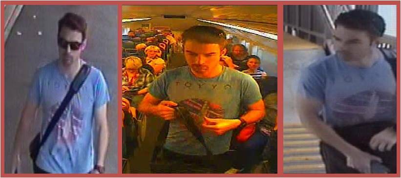 CCTV images of a man police believe may be able to assist them with their inquiries following an indecent act on a train between Hurstville and Wollongong earlier this year.