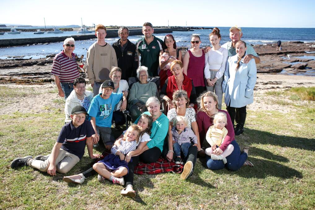 Why five generations gathered for Mother's Day at Shellharbour