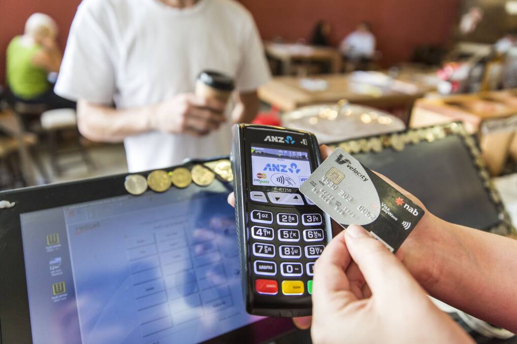 All businesses will be banned from imposing excessive credit card surcharges from September 1. Picture: Glenn Hunt