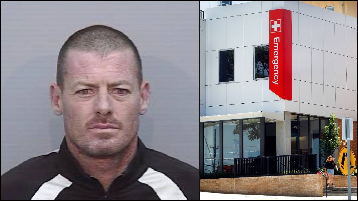 WANTED: A police hunt is underway for Jason Rees, who escaped police custody at Wollongong Hospital on Thursday.