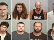 (clockwise from top left) Robert McPherson, Kaila Pike, David Turner, Shane Boyce, Glen Stewart, Jamie Carlson, Joseph Thomas and Matthew Oliver are wanted by police for domestic and family violence offences. Pictures by NSW Police 