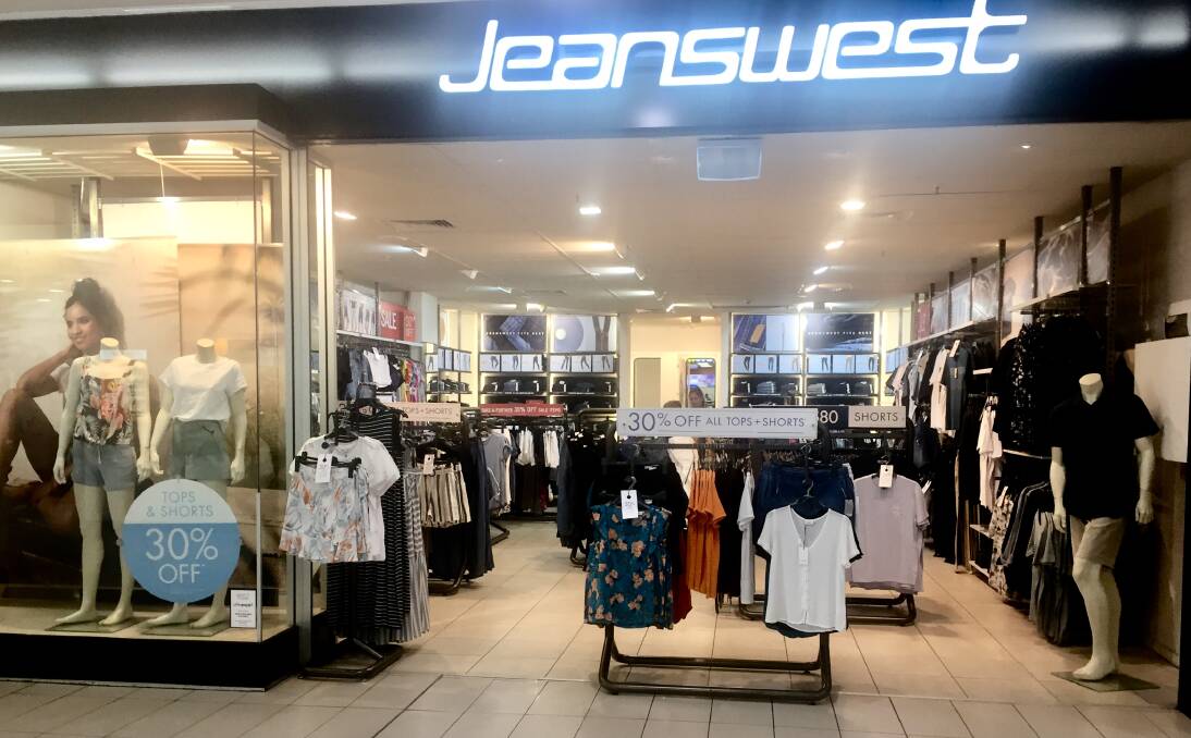 FUTURE UNCERTAIN: More than 260 Jeanswest staff will be made redundant amid the closure of 37 stores after the retail chain went into voluntary administration earlier this month. Picture: Alexander Darling