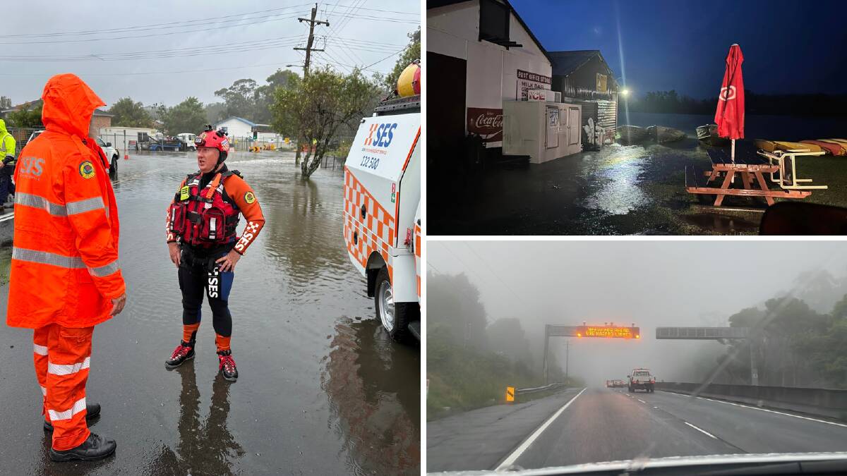 Emergency crews have been called out across the Illawarra and South Coast as wild weather hit the region.