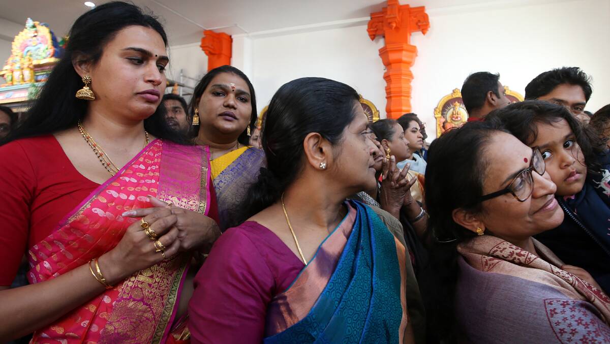 Sri Venkateswara Temple's consecration drew in devotees from across Australia. Pictures by Sylvia Liber